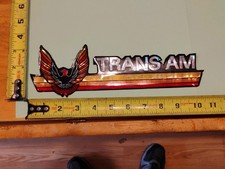 Pontiac Trans Am Vintage Prismatic Decal. 3in X 11in. Pontiac Trans Am Vintage Prismatic Decal. 3in X 11in.