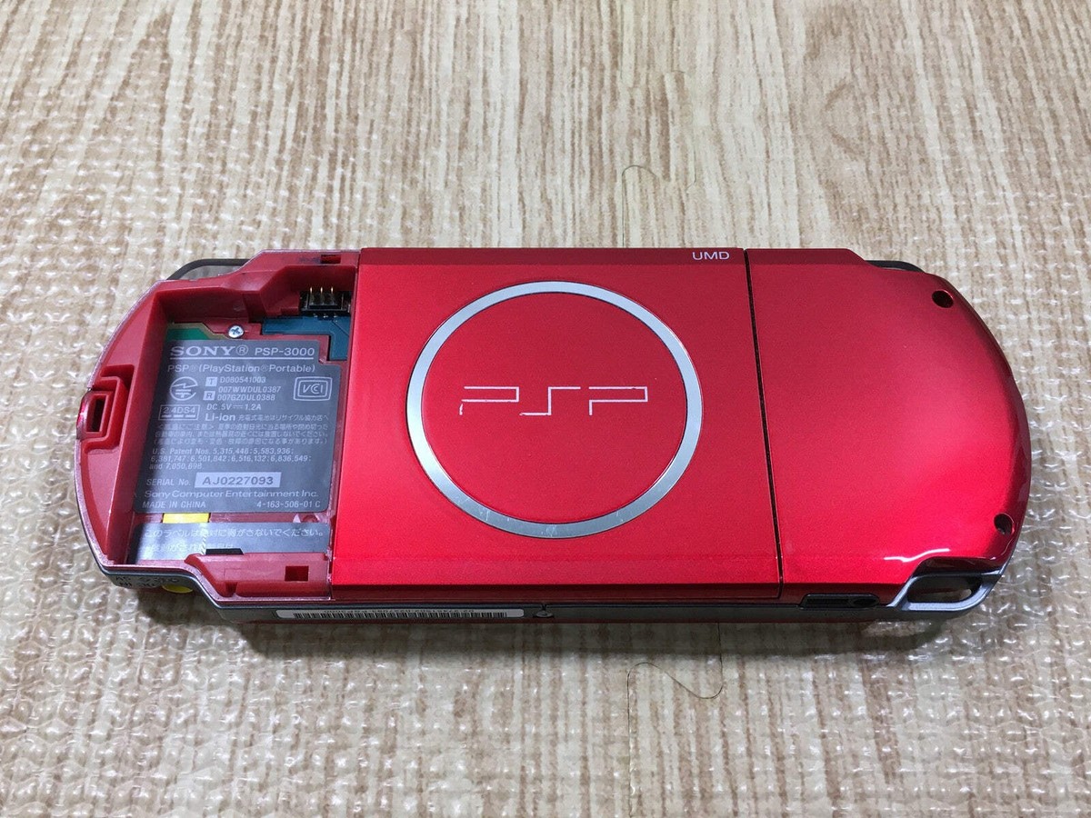 PSP-3000 レッド Sony PSP-3000 PSP Value Pack Playstation Console | Red Black