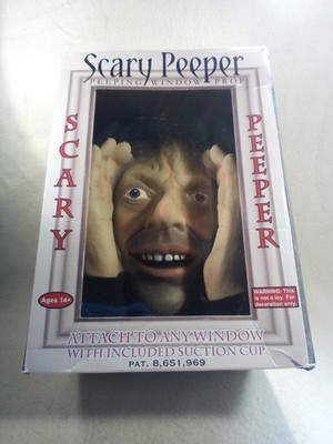 Halloween Prop Recalled Scary Peeper Creeper Window Suction Cup Peeping Tom 