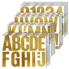 Large Letter Number Sticker,Self Adhesive and Waterproof Vinyl Letters Alphab...