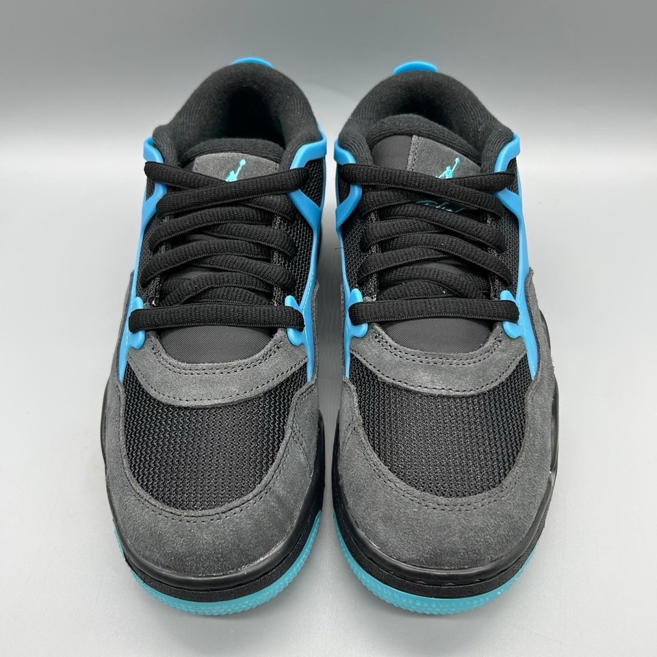 Rm Options Nike Jordan 4 RM Black Gamma Blue FQ7938-040 Mens Uk 6 Trainers Shoes ...