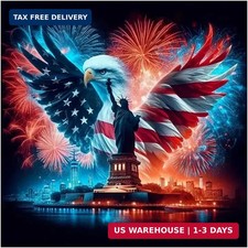 DIADAY 5D Eagle Diamond Painting Kit, American Flag Diamond Art Kits for Adults,