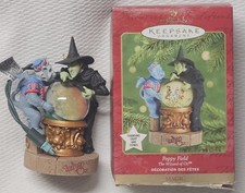 Hallmark Keepsake Ornament The Wizard of Oz Poppy Field 2001 Magic Light/Scene