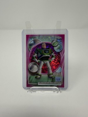2026 Topps Chrome Disney Hi Tech Edition Buzz Lightyear Pink Mini Diamonds /250