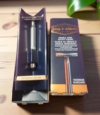 King C. Gillette Double Edge Safety Razor Set - New Open Box