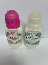 2X Crystal Mineral Deodorant, Roll-On Unscented Body Deodorant, 2.25 Ounces