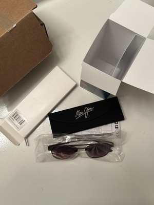 Maui Jim Kahana RS640-01 Rose Kahana Shiny Brown PolarizedPlus2 Sunglasses NEW