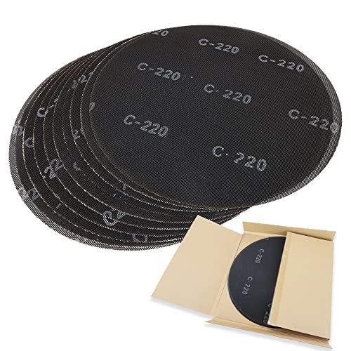 Sanding Screen Discs 17 Inch 220 Grit Mesh Floor Pads 10 Pack | eBay