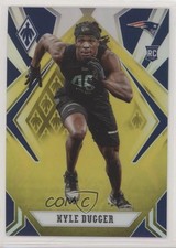 2020 Panini Phoenix Rookies Yellow /75 Kyle Dugger #157 Rookie RC