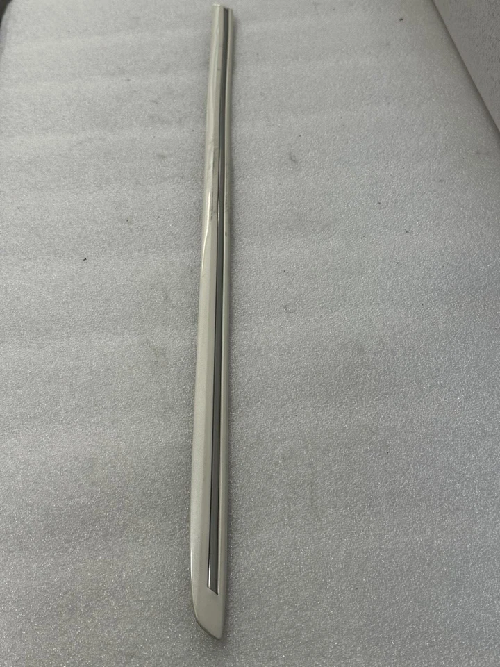 Toyota Avalon 2000 2001 2002 2003 2004 puerta trasera izquierda moldura impacto moldura blanco Foto 3 de 4