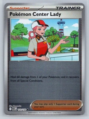 2025 Mega Evolution Series - Mega Evolution Pokémon Center Lady Reverse Holo