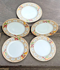 Lot de 6 assiettes- Patrick Frey - Philippe Deshoulieres "Chamarande" 26,5 cm
