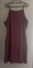 Size 14 Burgundy Lace Dress