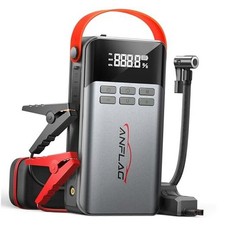 8-in-1 Car Jump Starter with Air Compressor, 5500A Jump Starter All Gas 12L