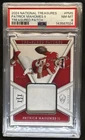 2025 Panini National Treasures Patrick Mahomes II Treasured Patch #/49 PSA 8