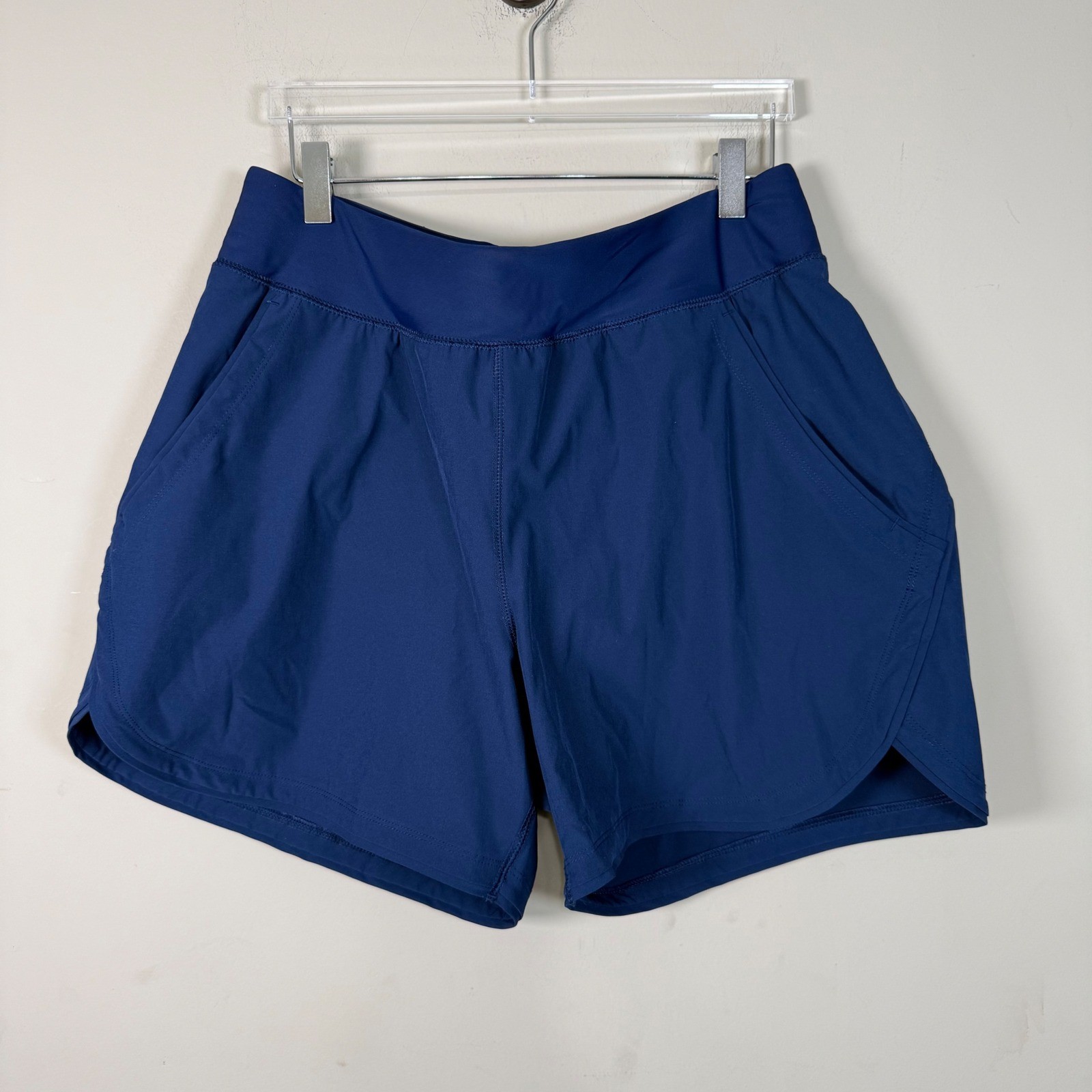 Lands' End Navy Swim Shorts Modest Size 10