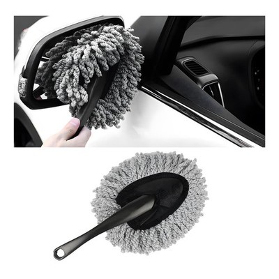 Cepillo para polvo de salpicadero de coche, microfibra supersuave multifuncional