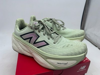 New Balance Fresh Foam X More v5 Running Sneakers Women Natural Mint Low Top - 9
