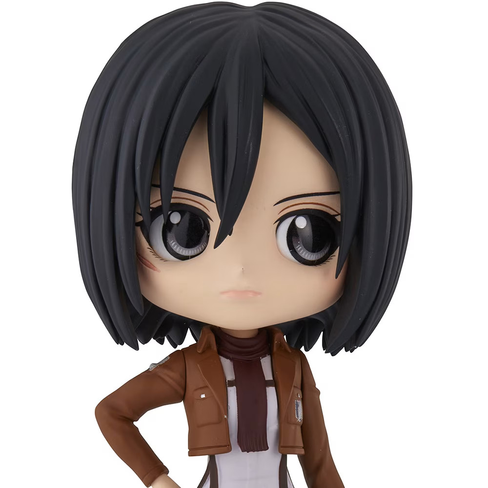 Figurine de collection Mikasa Ackerman Q-Posket Attack On Titan aux finitions pastel haut de gamme