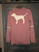 Pink VICTORIA'S SECRET Women's Rose Colored L/S T-Shirt Size XS