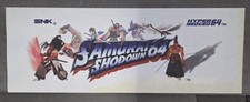 NEO-GEO SNK HYPER 64 SAMURAI SHODOWN MARQUEE ORIGINAL NEW OLD STOCK 