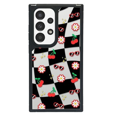 Samsung Galaxy A13/A04S Full Case Kunstmotiv Sweet Cool Plaid A