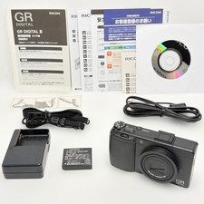 works fine RICOH GR DIGITAL II 10.1MP CCD Digital Camera Black Rare Excellent