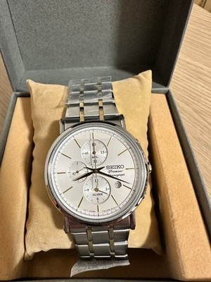 Seiko Premier Chronograph SNAF80 86-G30 NEU