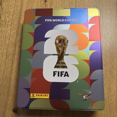 2026 Panini FIFA World Cup Collectors Empty Tin W/ Soft Cover Album No Stickers