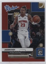 2022-23 Panini Donruss Optic The Rookies Red Prizm 78/99 Jaden Ivey #5 rf2