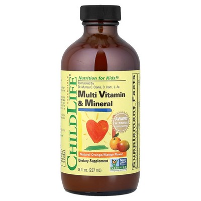 Multi Vitamin & Mineral, Natural Orange/Mango, 8 fl oz (237 ml)