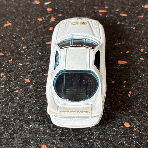 Hot Wheels Firebird Highway Patrol White Die Cast Car Loose 1:64 1997 - Picture 6 of 7