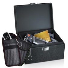 Faraday Key Fob Protector, Faraday Box for Car Keys with 2 Pack Faraday Bags,...