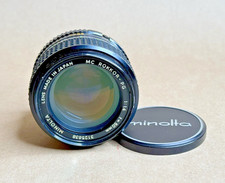 Minolta 50mm F/1.4 Rokkor-PG MC Mount Manual Focus  Prime Lens -WORKS!!!!