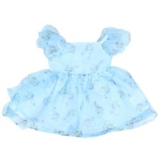 Bluey Baby Girl's All Over Print Puff Short Sleeve Tulle Dress 12M 