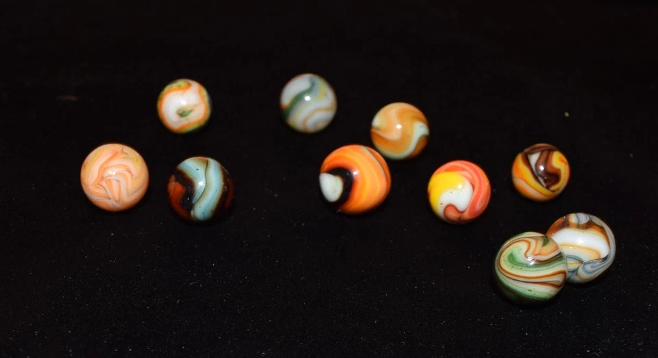 👀⏩Choice Picks Sammy's Mountain Смешанный Мрамор Лот из 10 прибл. Размер 0,625 дюйма как новый! - Изображение 2 из 4