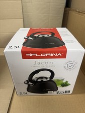 Wasserkessel 25 l | Edelstahl Teekessel JACOB | Flötenkessel mit Bakelit Griff