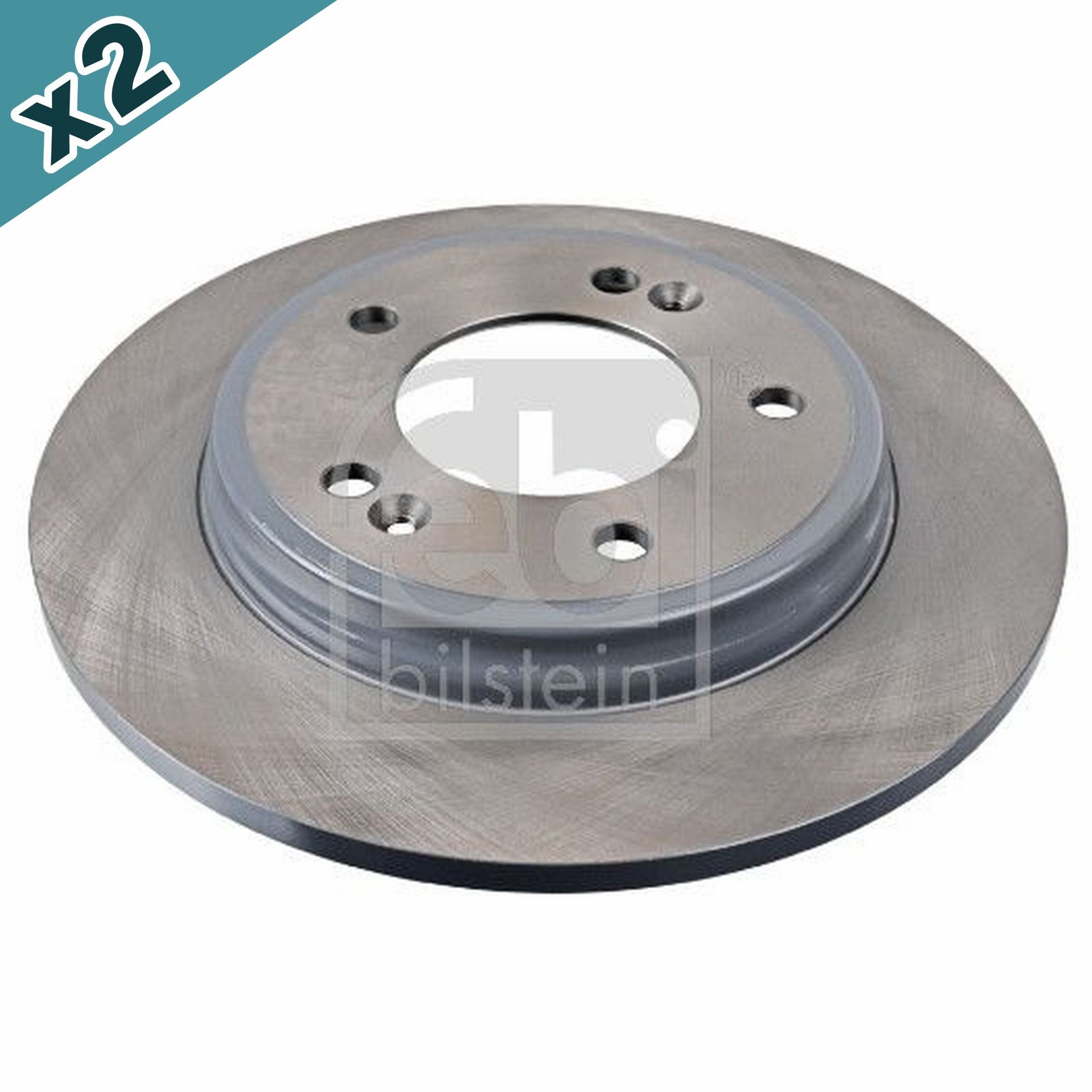 FEBI BILSTEIN 108681 Brake Disc Rear Fits Hyundai Elantra i30 Ioniq Kia Niro