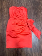 Mari Lee Red Satin Mini Dress – Size 13/14 – Valentine’s Day Ready ❤️