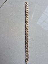 Gold Curb Link Bracelet 9ct Hallmark 16grams