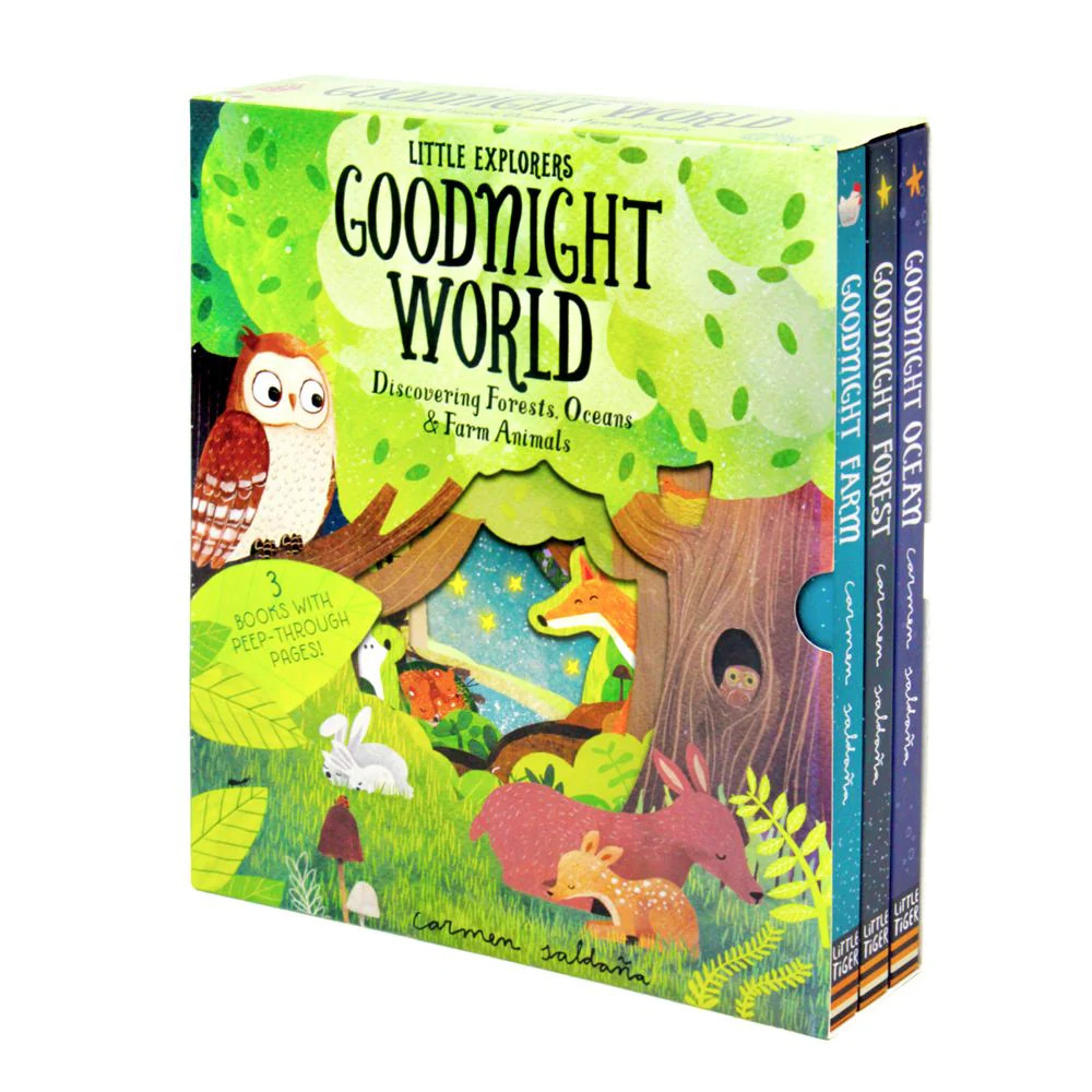 Peep Inside Goodnight World Little Explorers Series 3 Books Collection Box Set - Image 8