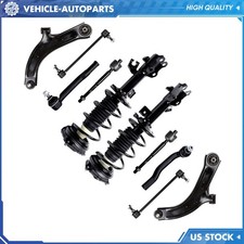 10x Front Complete Struts Lower Control Arm Tierod For 2007-12 Nissan Versa Cube