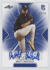 2021 Leaf Perfect Game National Showcase Blue 12/15 Brett Barfield Auto 8d2