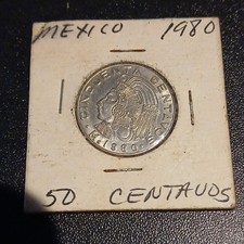 Mexico 50 Centavos 1980 Coin Mexico (1905-Now) Uncertified