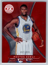 2012-13 Panini Totally Certified RED /499 #284 Festus Ezeli RC Warriors