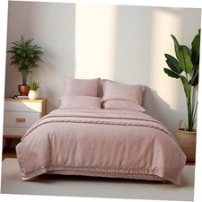 Light Pink Lyocell Duvet Cover Set, 500 TC Cooling, Queen Lyocell Light Pink