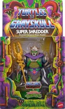 Mattel TMNT Turtles Of Grayskull Super Shredder Figure  2024   JBN06