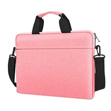 15.6-16 Inch Laptop Sleeve Case Shoulder Bag with Handle, Pink 15.6/16 Inch