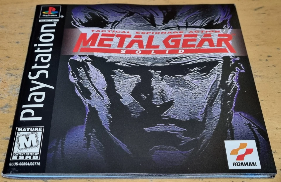Metal Gear Solid for Sony Playstaion 1 PS1 Complete EXC Condition NTSC-U/C USA - Image 2 of 4