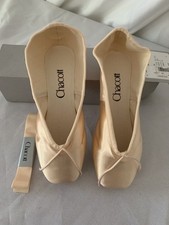 NIB Chacott Veronese II Pointe Shoe Pink Size 24.5 C Med Shank